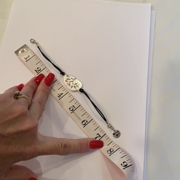 💐5/25 silver tree of life cord bracelet statement - Picture 8 of 8